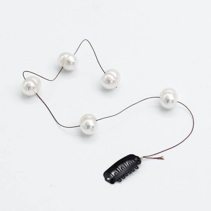 Jersey Shore Beaded Hair Clip. Invisible Hair Clip Pearl Beaded Sweet Hair Accessory! - WoW! Gotta Have It!
