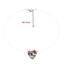 Jersey Shore Invisible Heart Cubic Zirconia Stone Pendant Necklace Clear Chokers - WoW! Gotta Have It!