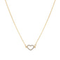 Gold Heart Pendant Necklace