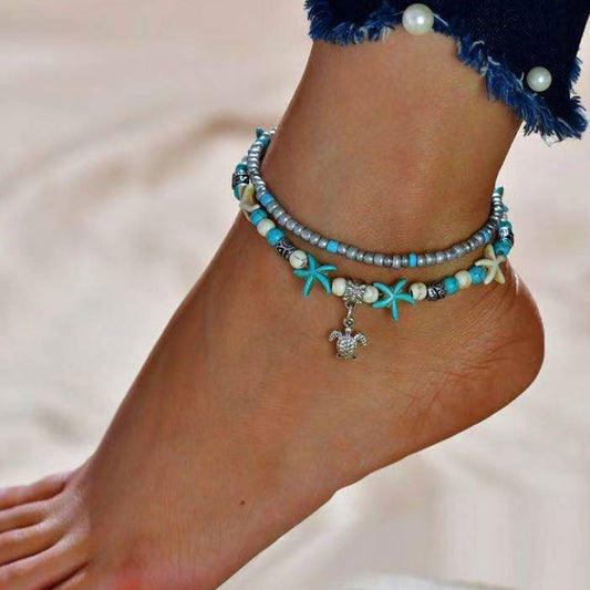 New! Starfish Anklet