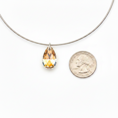 Jersey Shore Floating Teardrop Choker