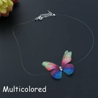 Jersey Shore Multi-Color Butterfly Choker - WoW! Gotta Have It!