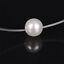 Jersey Shore Illusion Acrylic Pearl Pendant Necklace Choker - WoW! Gotta Have It!