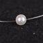 Jersey Shore Illusion Acrylic Pearl Pendant Necklace Choker - WoW! Gotta Have It!