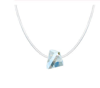 Jersey Shore Fashion prism Invisible Lover Tears Zircon Necklace - WoW! Gotta Have It!